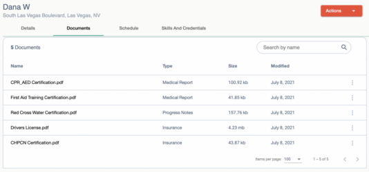 Caregiver MGMT - Explore Documentation