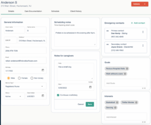 Client MGMT - Review, Revise, or Add New Client Information